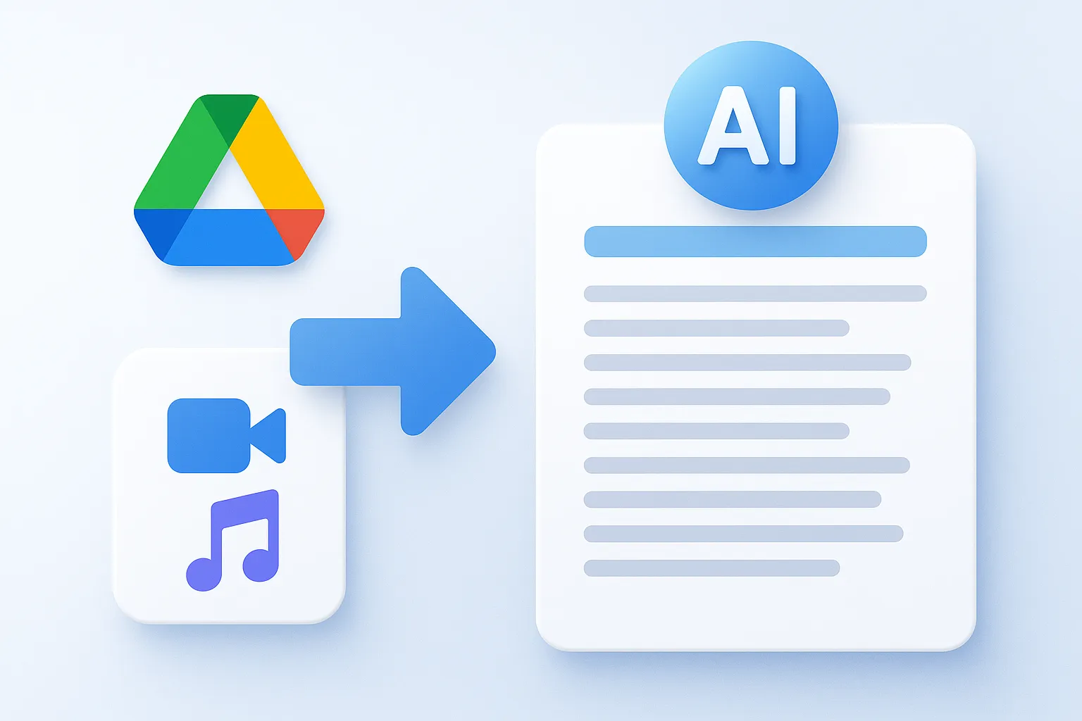 Transcribe Google Drive Files